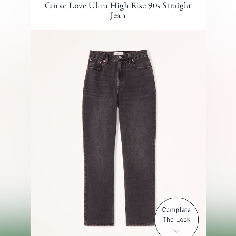 Abercrombie curve love straight jean 24 short